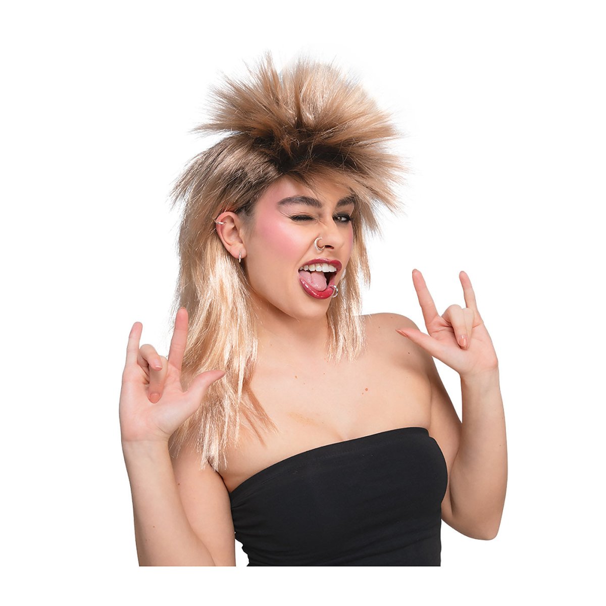 Wicked Costumes Ltd - Fake Piercings (8 Piece) - Adult - Fancy Dress Central