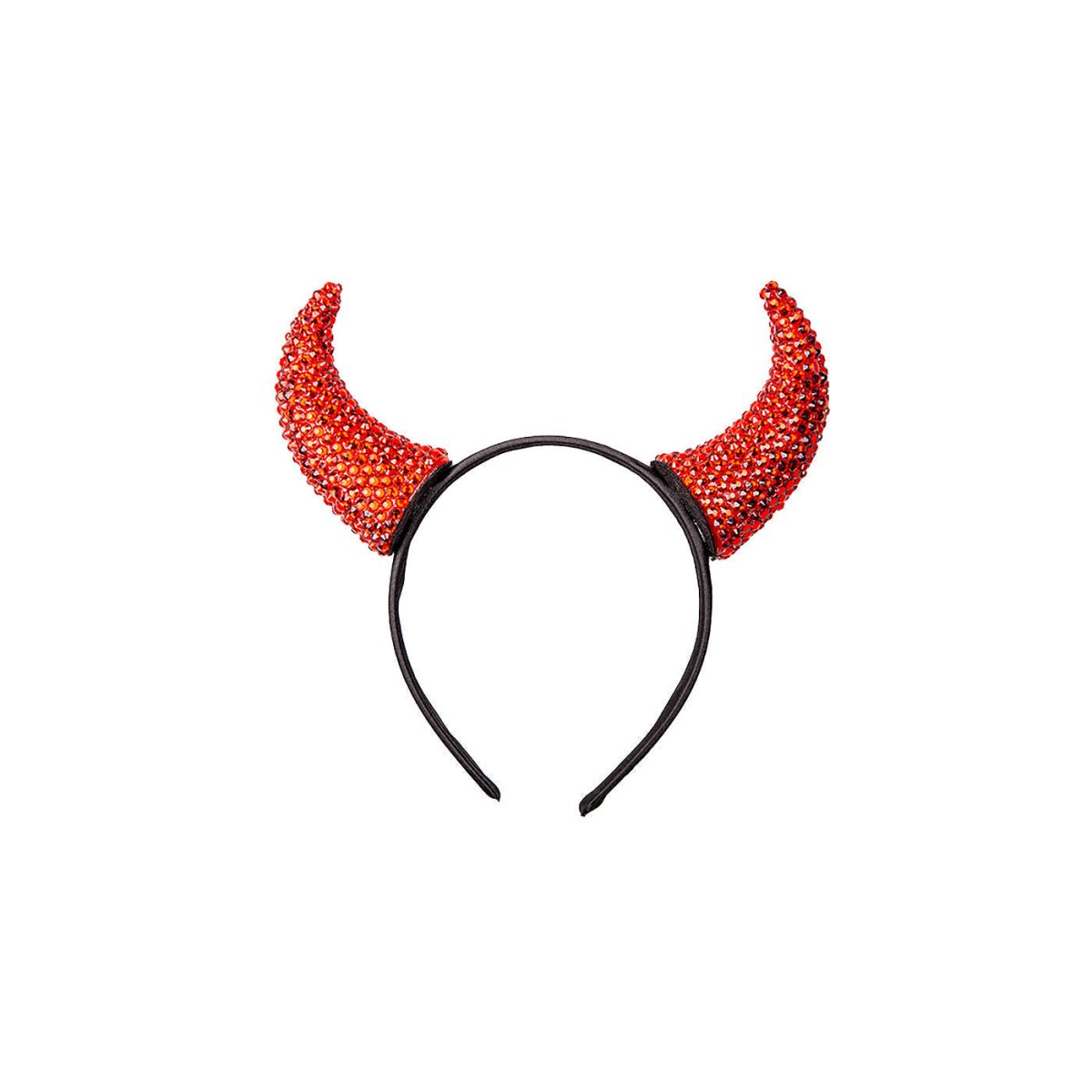 Wicked Costumes Ltd - Rhinestone Devil Horns on a Headband - Adult - Fancy Dress Central