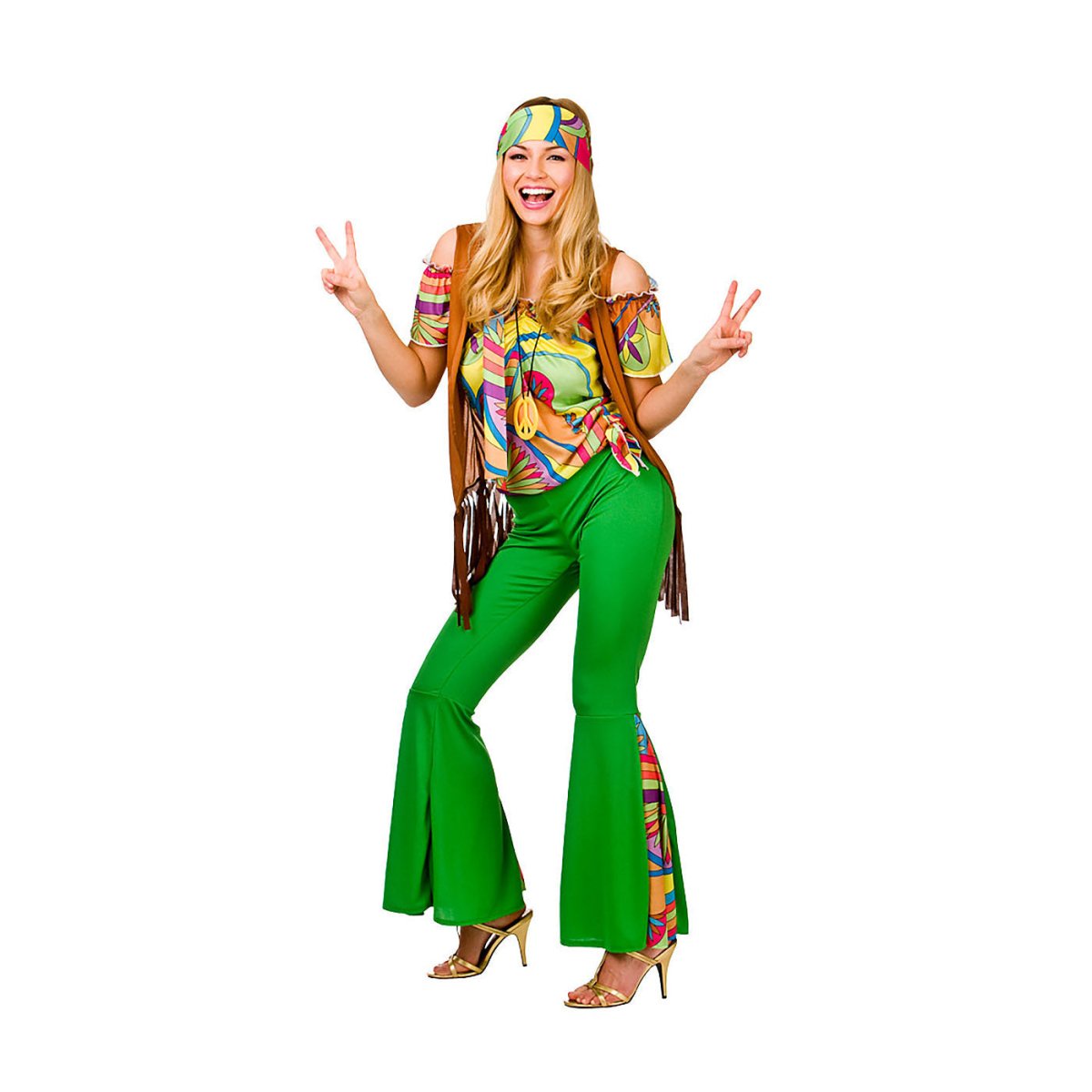 Wicked Costumes - Groovy Hippie Costume - Women - Fancy Dress Central