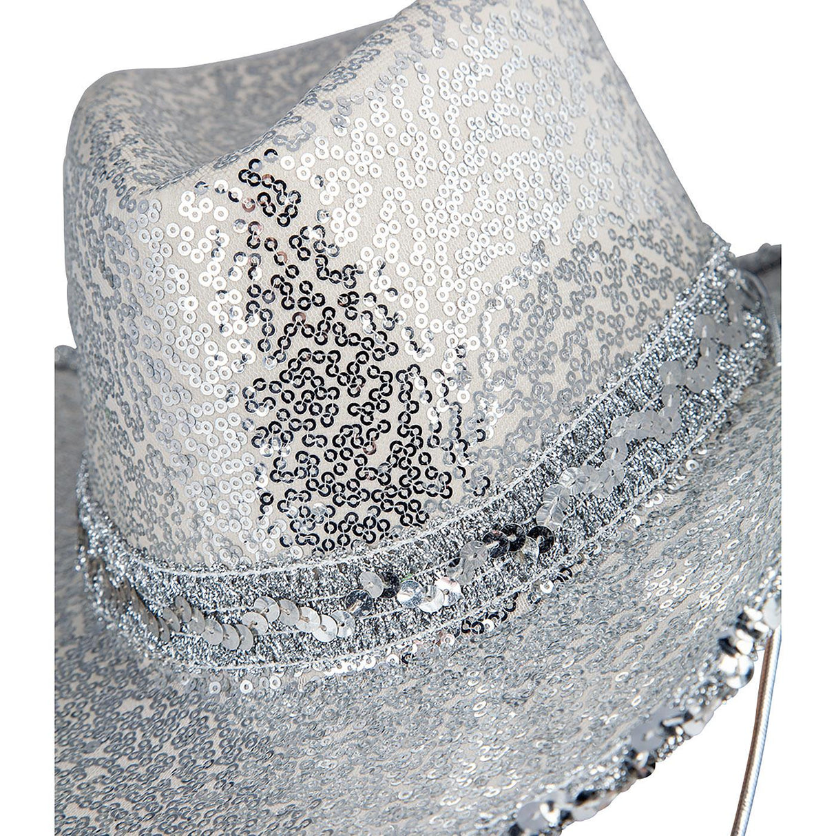 Wicked Costumes Texan Cowgirl Silver Sequin AC-9840