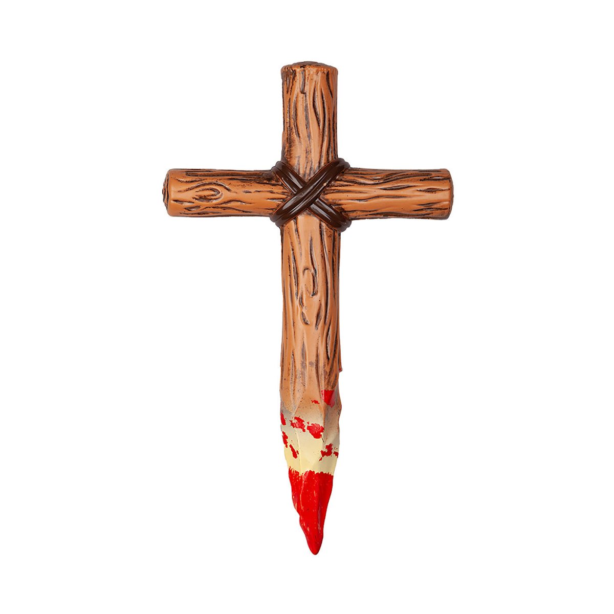 Wicked Costumes Ltd - Vampire Cross Stake with Blood - Adult - Fancy Dress Central