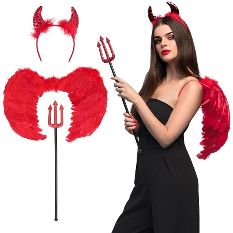 Boland - Winged Devil Set - Adult - Fancy Dress Central