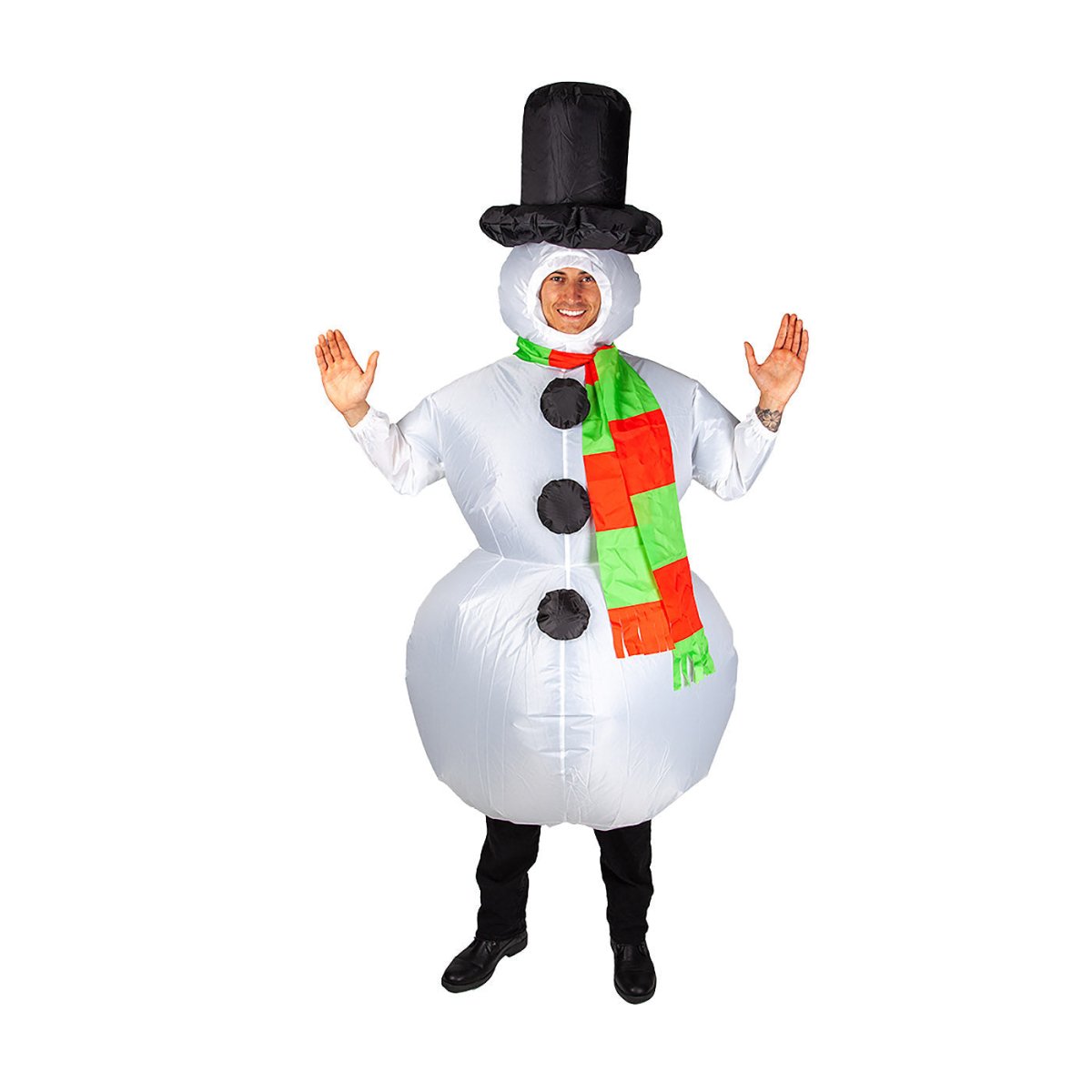 Wicked Costumes - Inflatable Snowman Costume - Adult - Fancy Dress Central