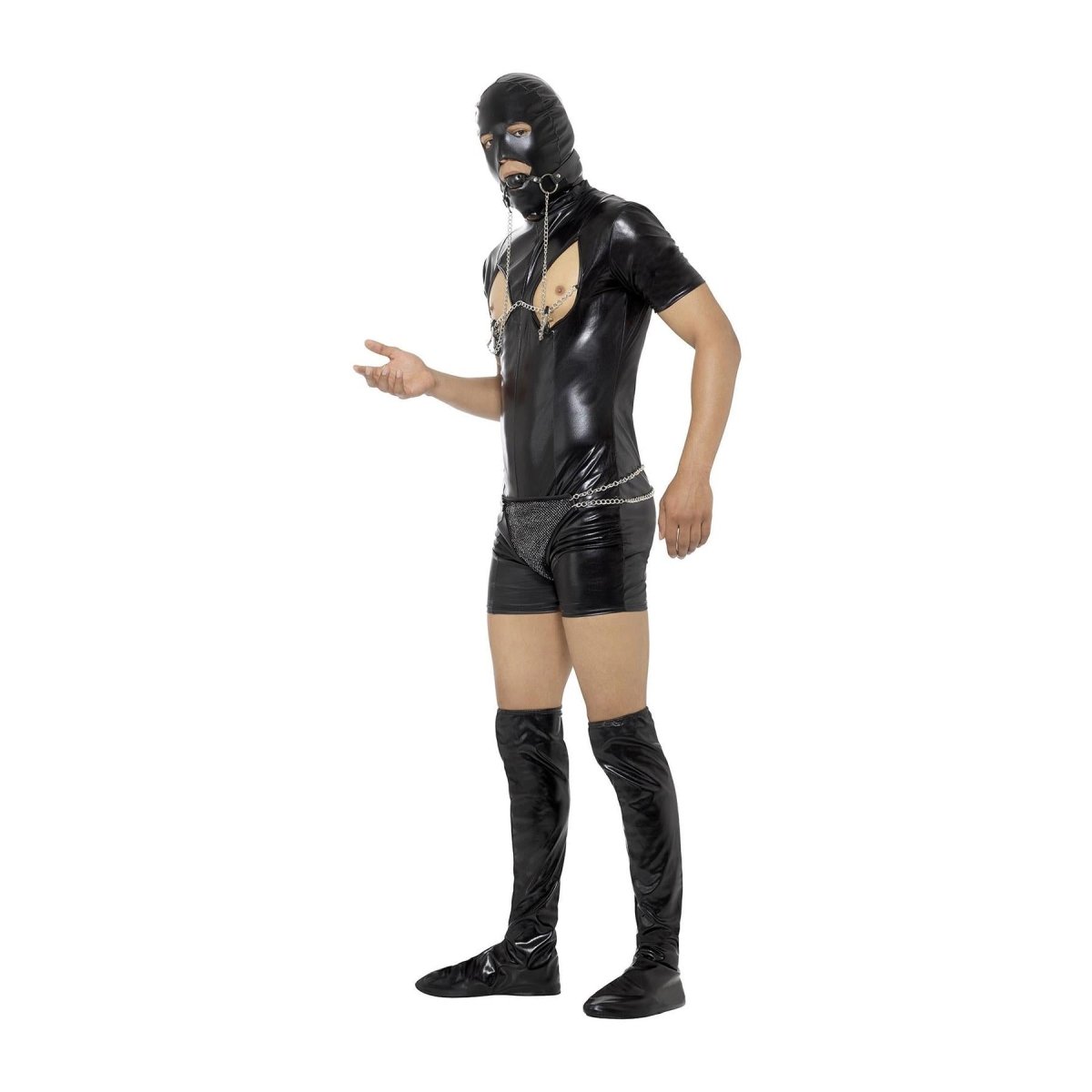 Smiffys - Bondage Gimp Costume with Bodysuit - Men - Fancy Dress Central
