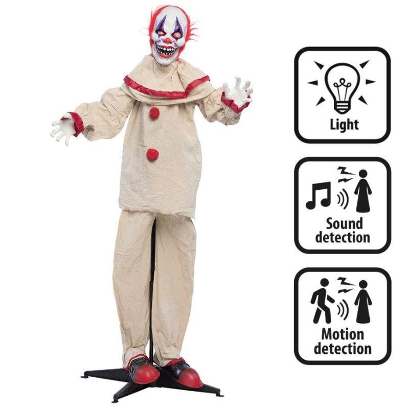Boland - Animatronic Scary Clown - Party Decoration - Fancy Dress Central