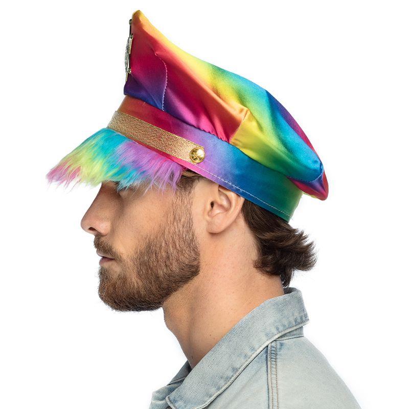 Boland - Rainbow Sheriff Hat - Adult - Fancy Dress Central