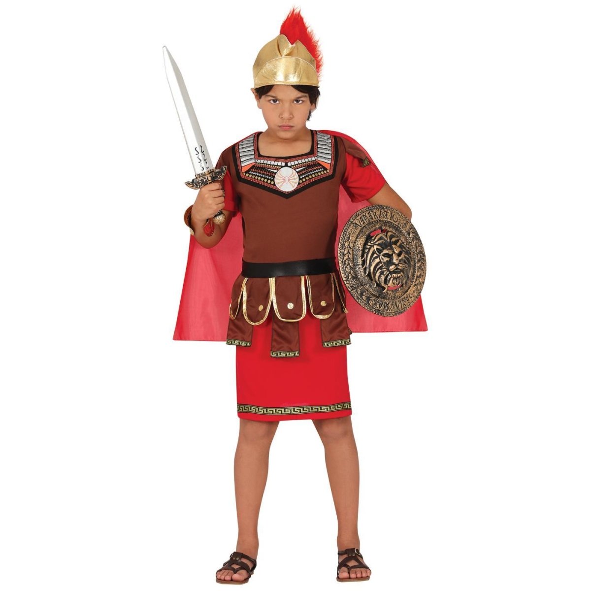 Fiestas Guirca - Roman Centurion Costume - Boys - Fancy Dress Central
