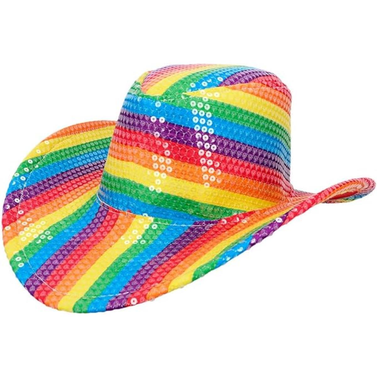 Rainbow Cowboy Hat - Adult
