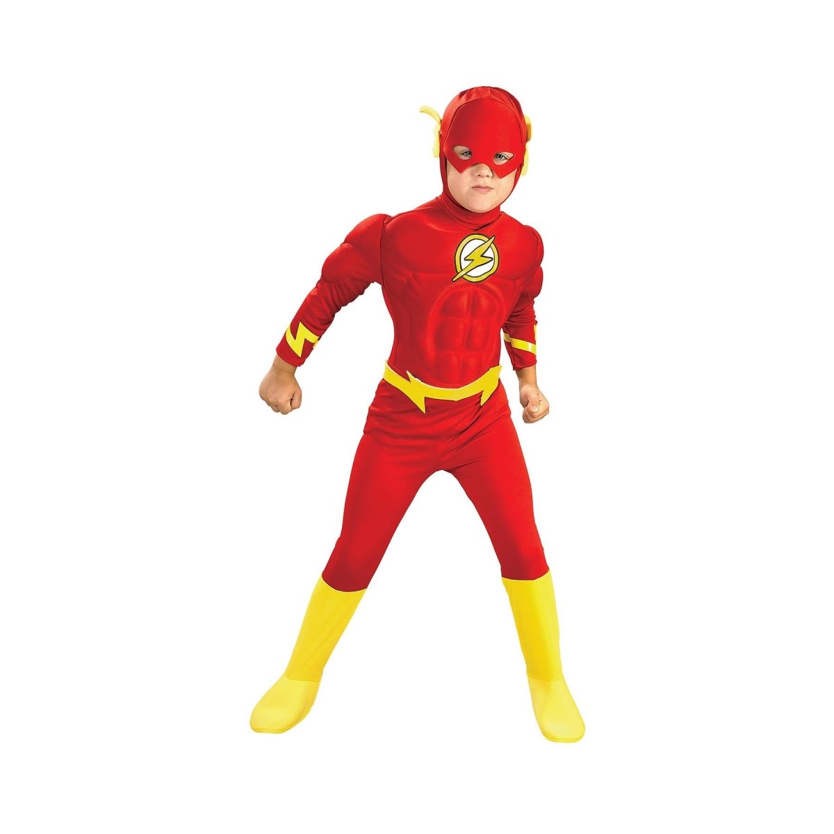 Rubies - The Flash Muscle Chest Costume - Boys - Fancy Dress Central