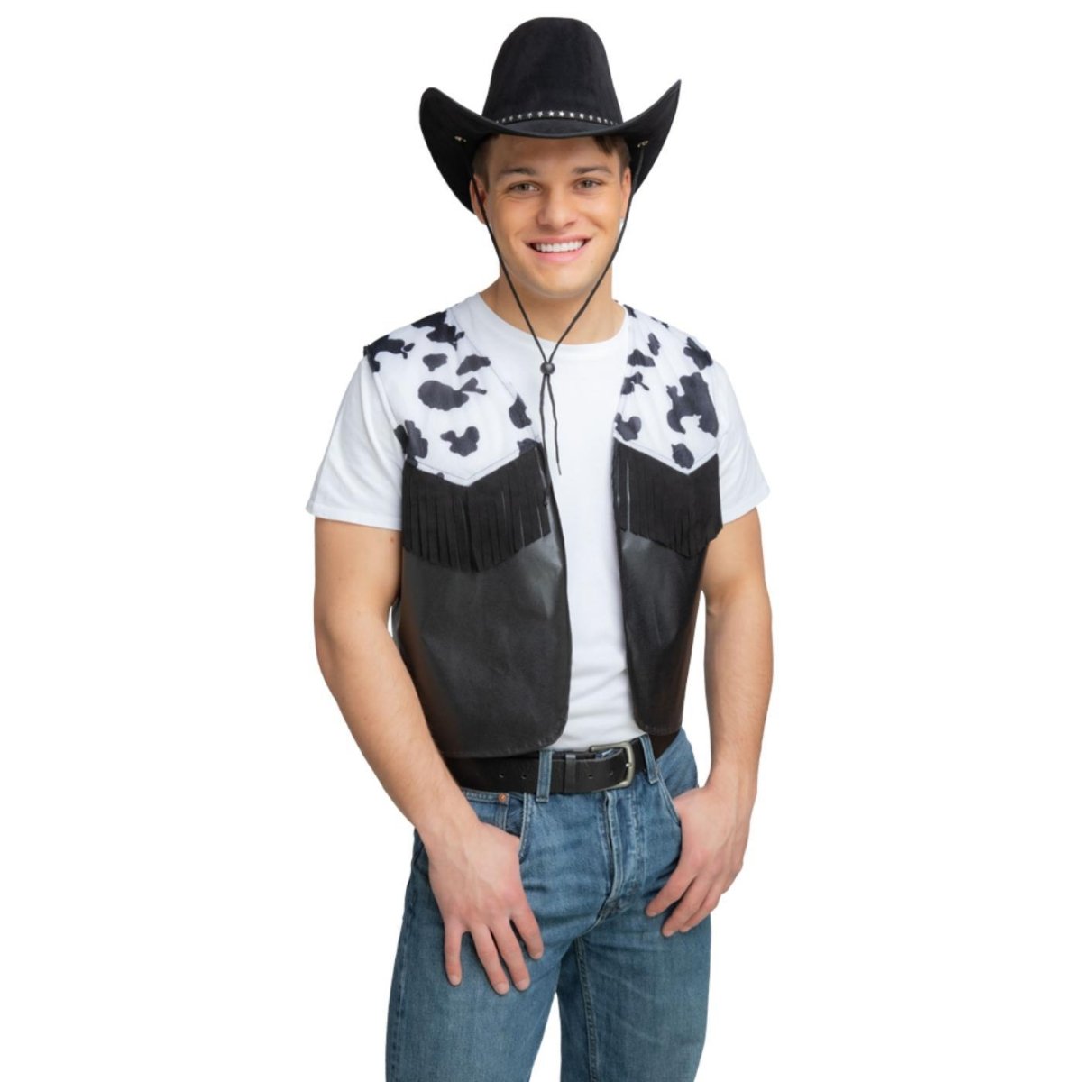 Wicked Costumes Ltd - Cowboy Cowgirl Waistcoat - Adult - Fancy Dress Central