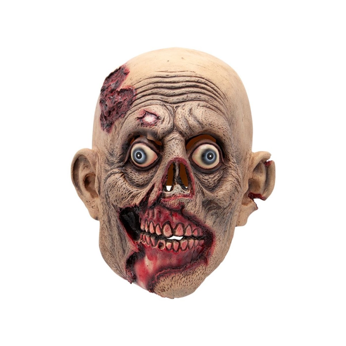 Wicked Costumes Ltd - Wounded Zombie Mask - Adult - Fancy Dress Central