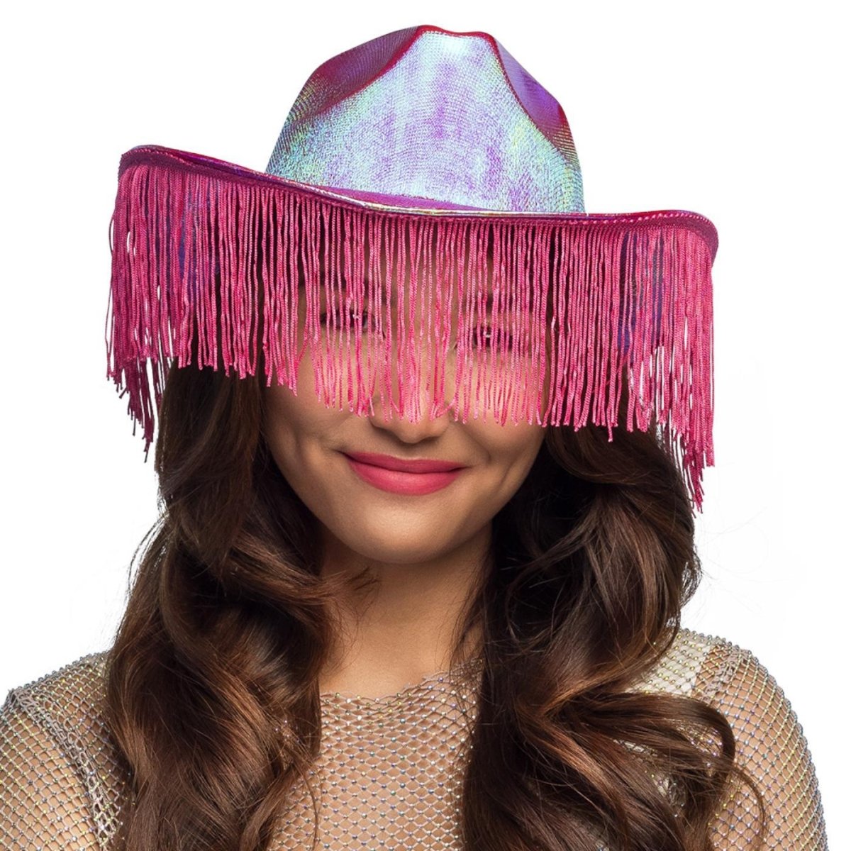 Fancy Dress Central - Fabulous Cowboy Hat (Magenta) - Adult - Fancy Dress Central