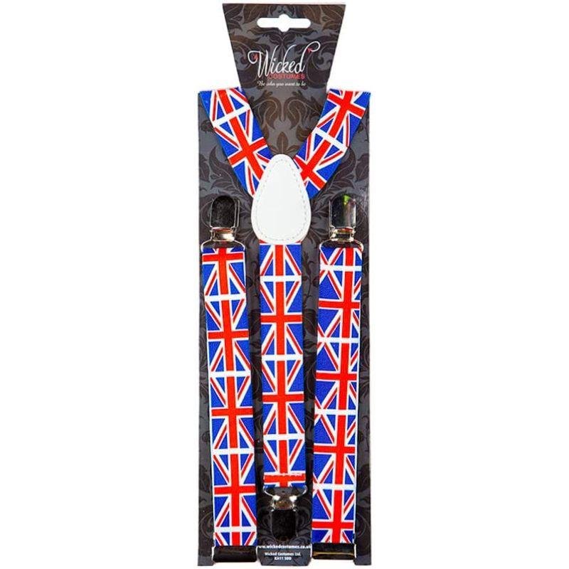 Wicked Costumes Ltd - Braces (Great Britain) - Adult - Fancy Dress Central