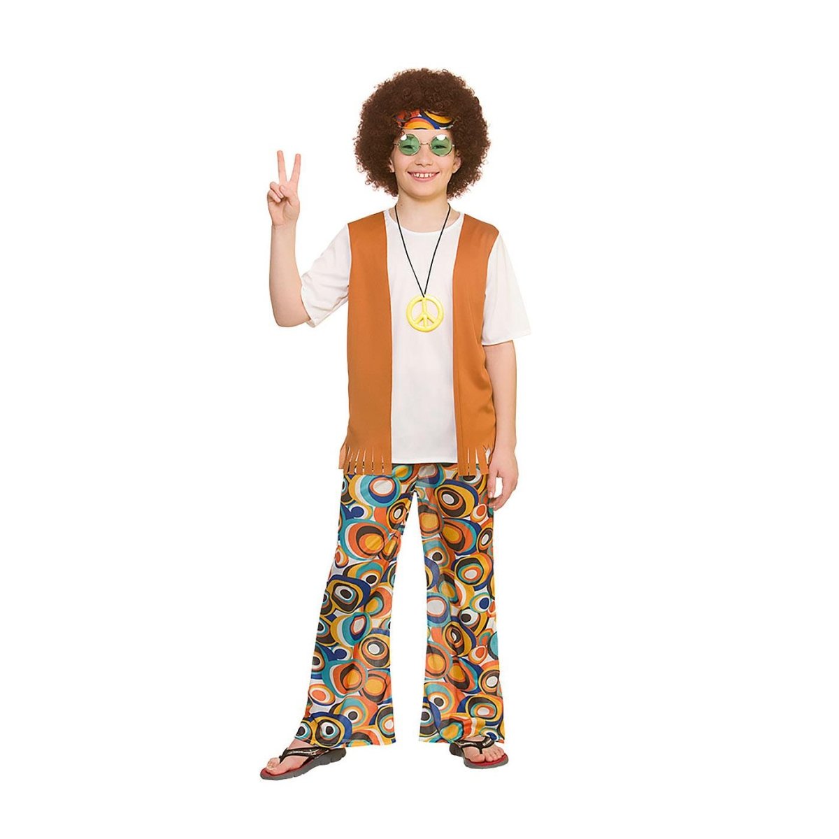 Wicked Costumes - Cool Hippie Costume - Boys - Fancy Dress Central
