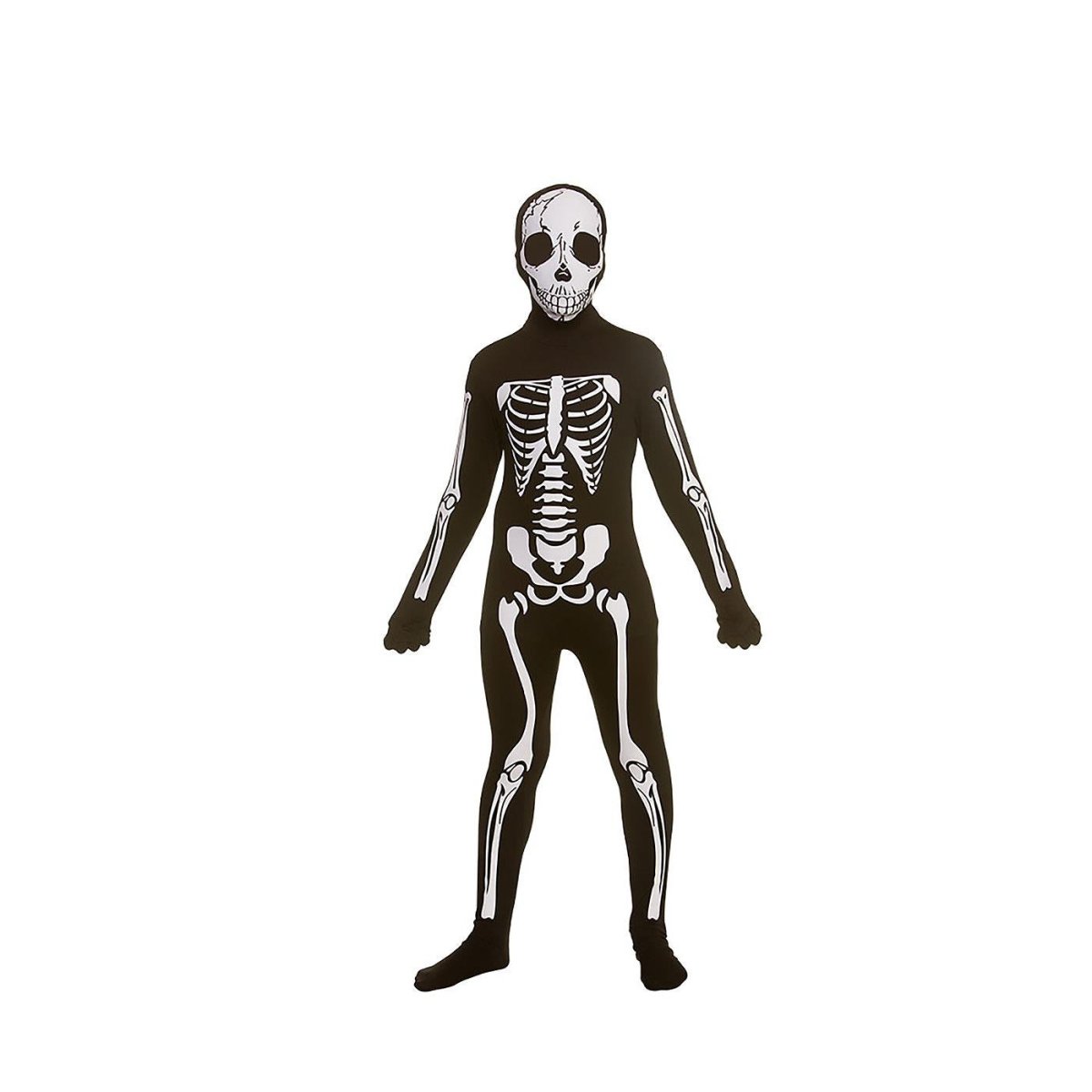Wicked Costumes - Kidz Skinz Costume (Skeleton) - Child - Fancy Dress Central