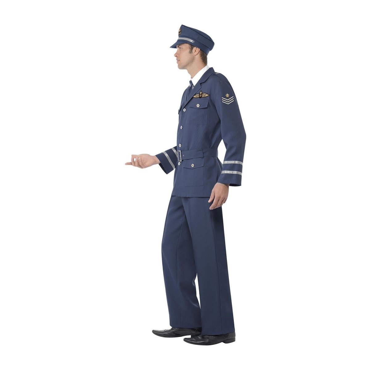 Smiffys - WW2 Air Force Captain Costume - Men - Fancy Dress Central