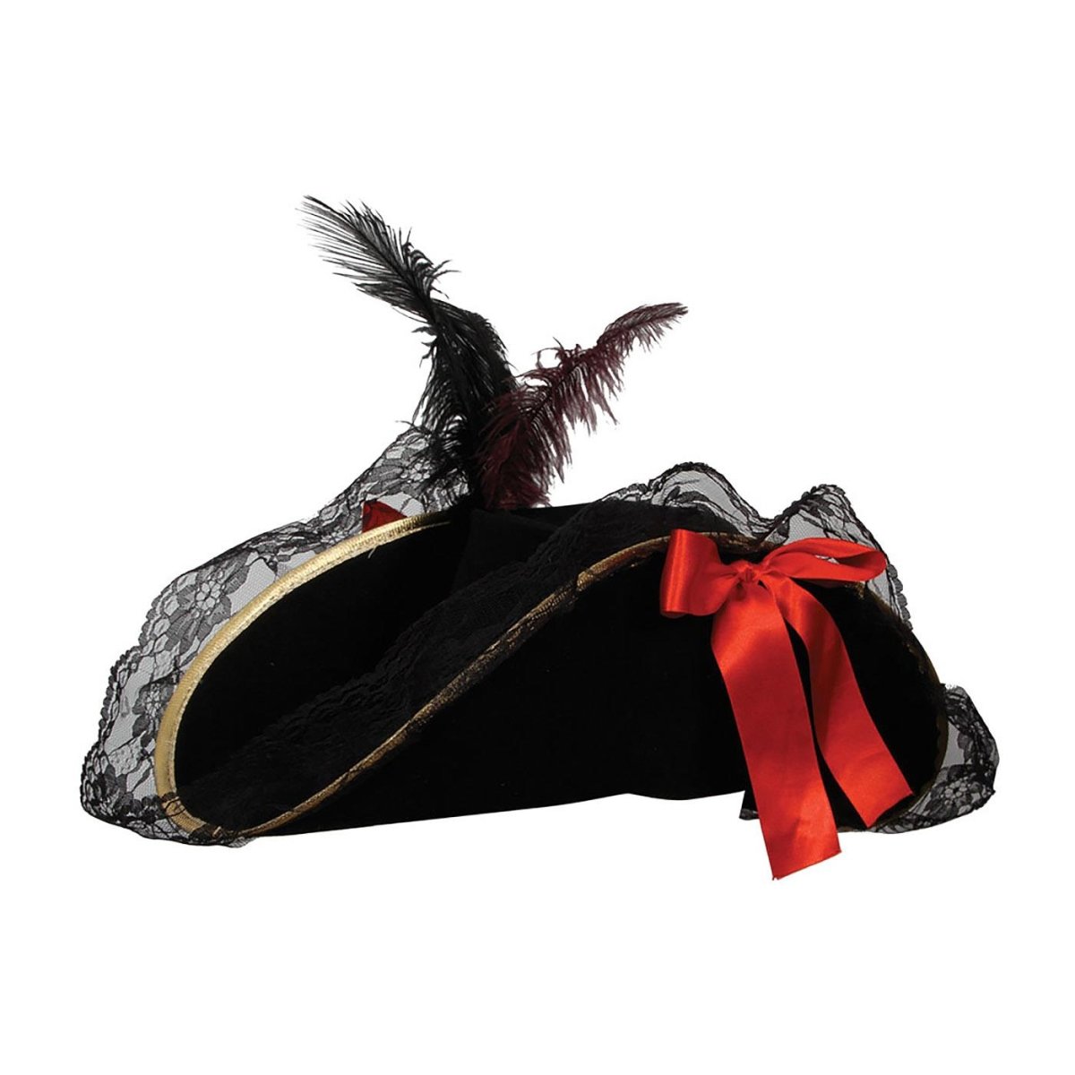 Wicked Costumes Ltd - Super Deluxe Pirate Hat - Women - Fancy Dress Central