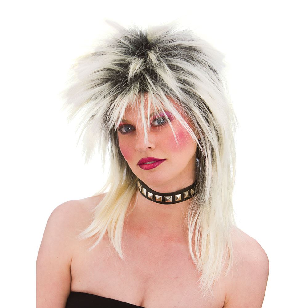 80s Rocker Wig (Blonde) - Adult