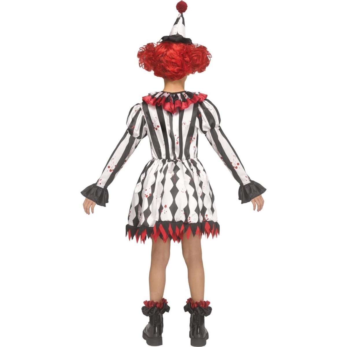 Wicked Costumes - Harlequin Ghost Face Costume - Girls - Fancy Dress Central