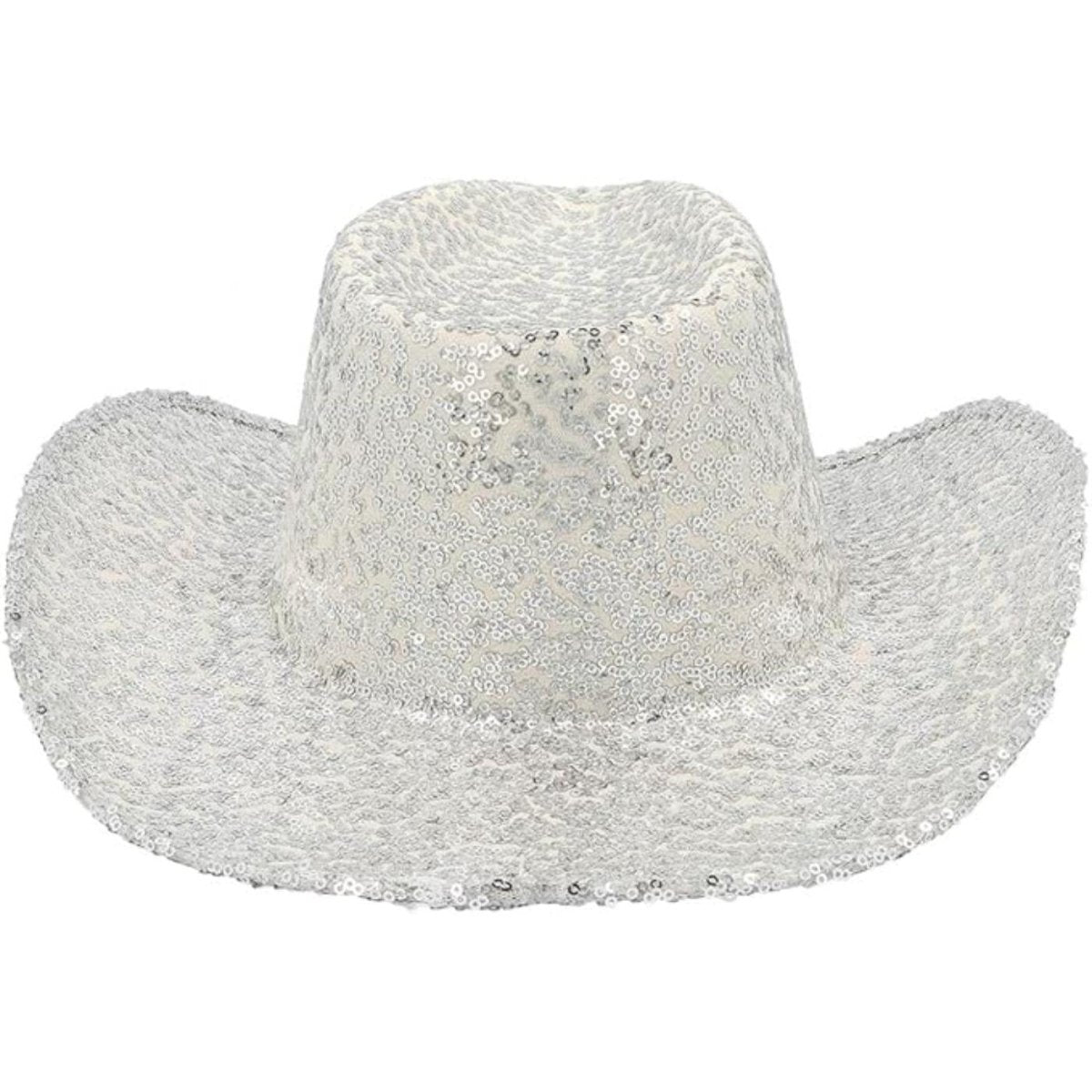 Fancy Dress Central - Rodeo Party Cowboy Hat (Silver) - Adult - Fancy Dress Central
