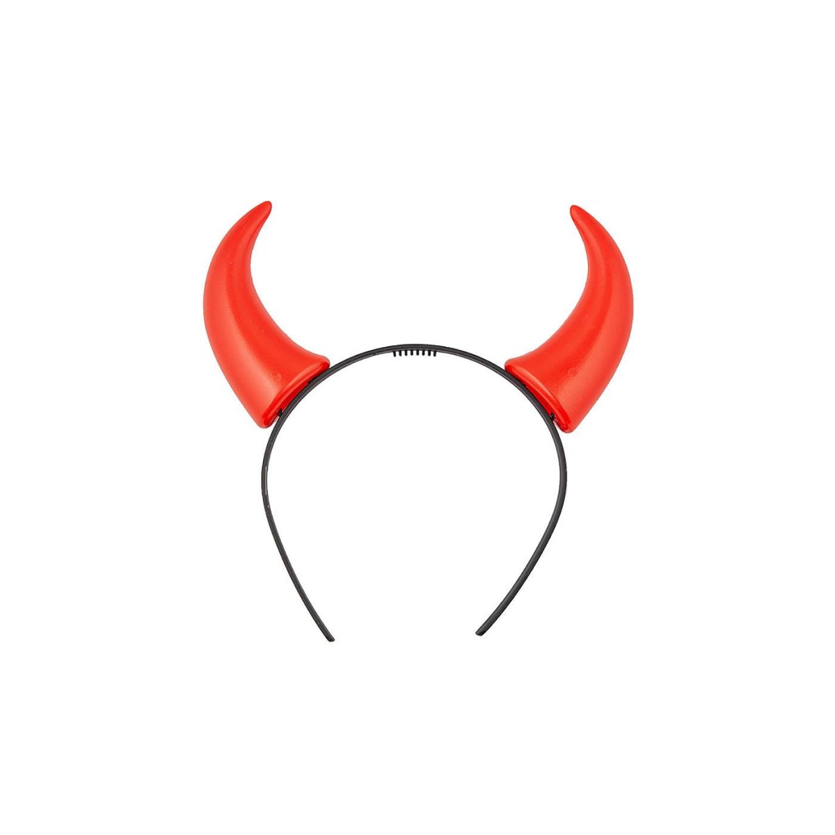 Wicked Costumes Ltd - Devil Horns on a Headband (Red) - Adult - Fancy Dress Central