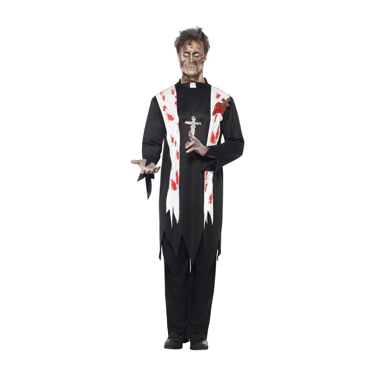 Smiffys - Zombie Priest Costume - Men - Fancy Dress Central