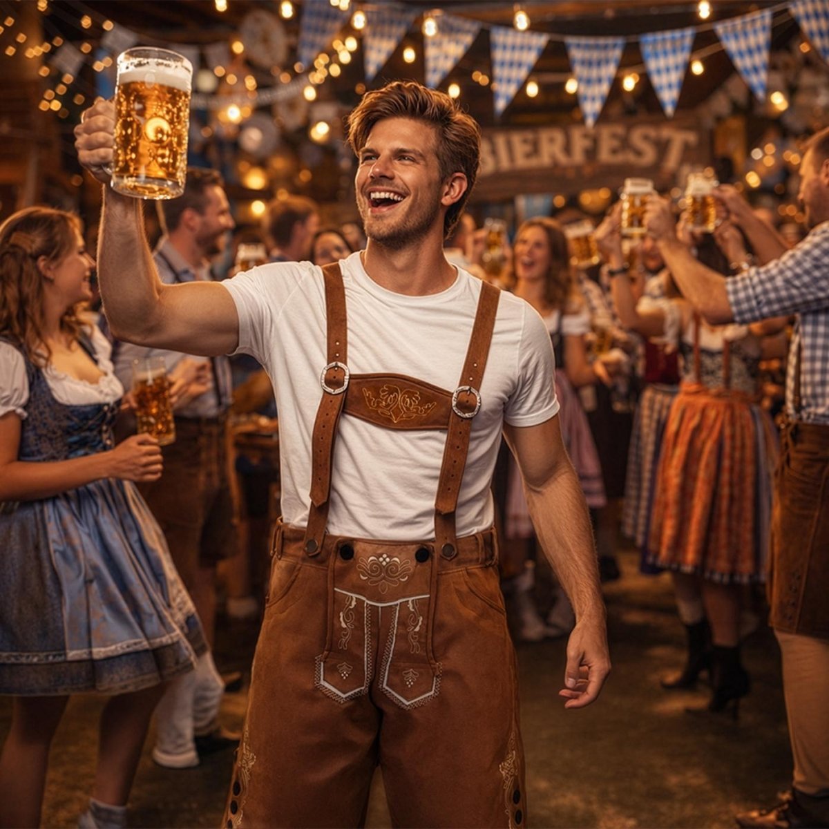 Boland - Lederhosen - Men - Fancy Dress Central