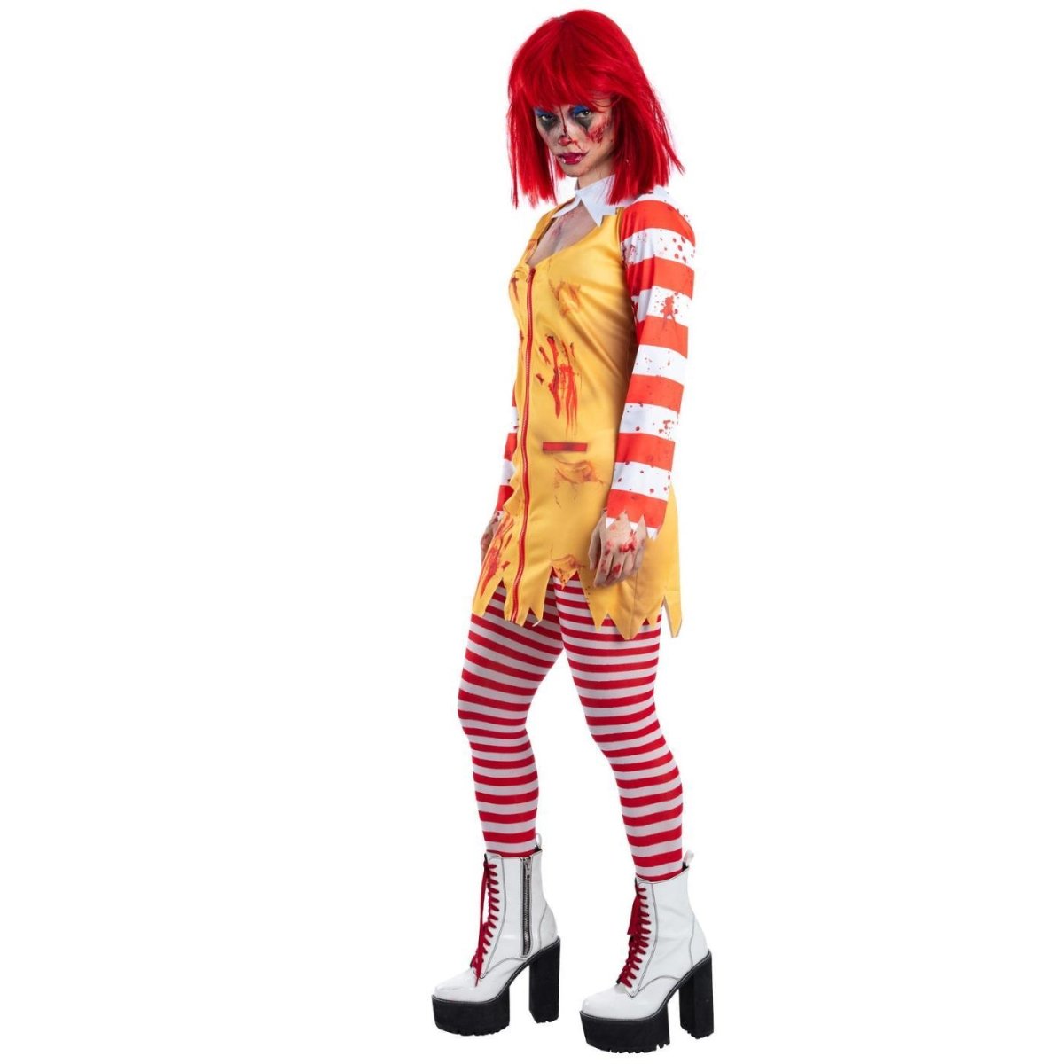 Smiffys - Kreepy Killer Clown Costume - Women - Fancy Dress Central