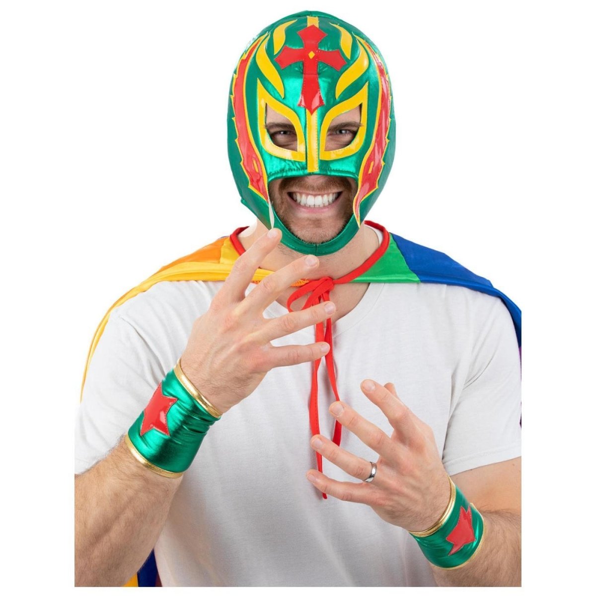 Smiffys - Mexican Wrestler Kit - Men - Fancy Dress Central
