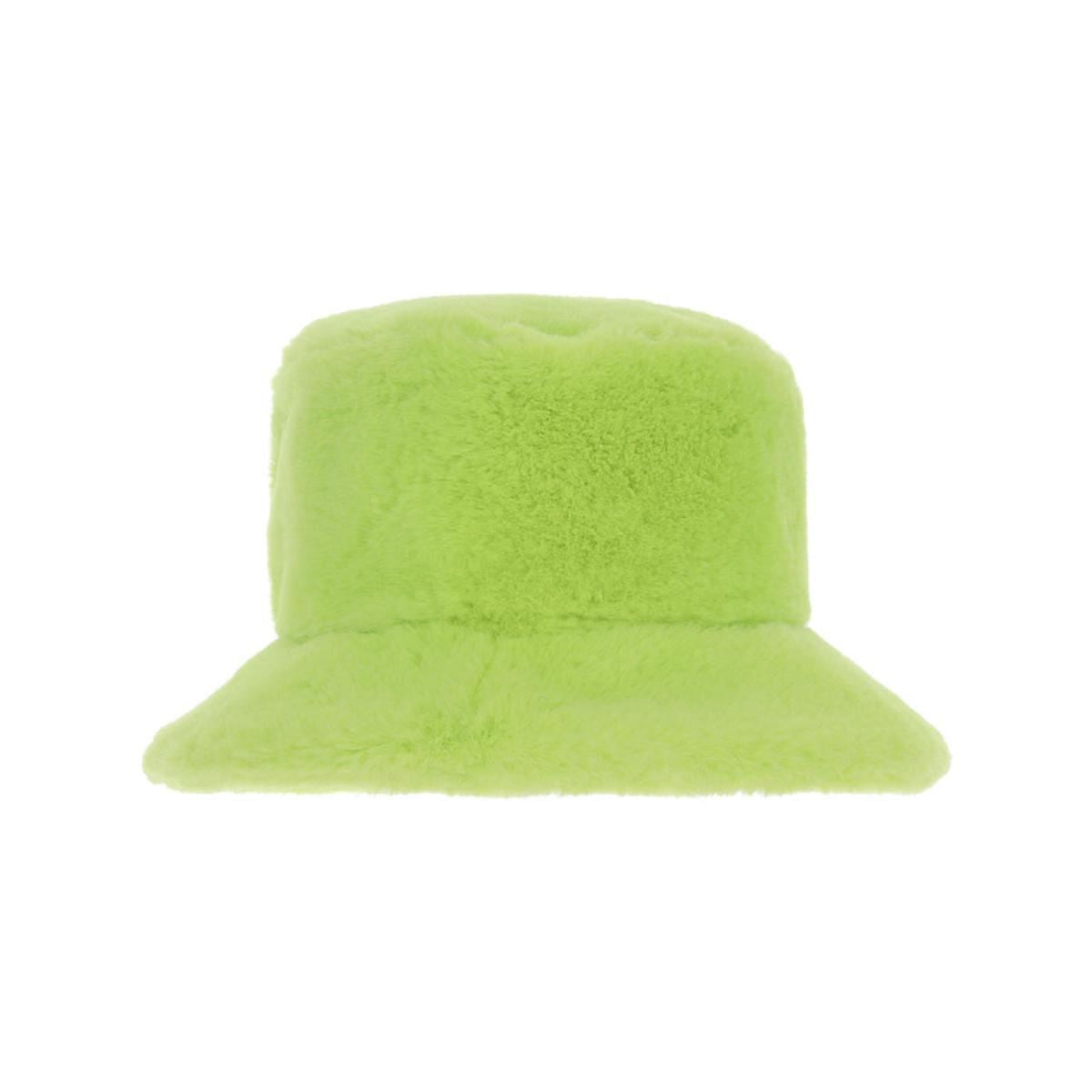 90s Fur Bucket Hat (Green) - Adult