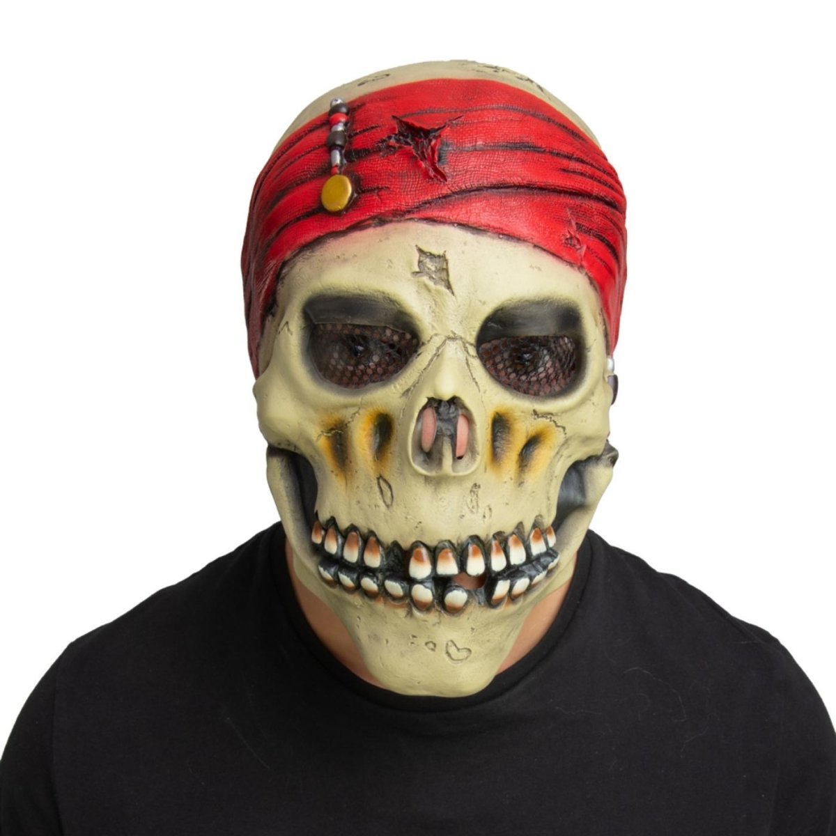 Wicked Costumes Ltd - Skeleton Pirate Mask - Adult - Fancy Dress Central