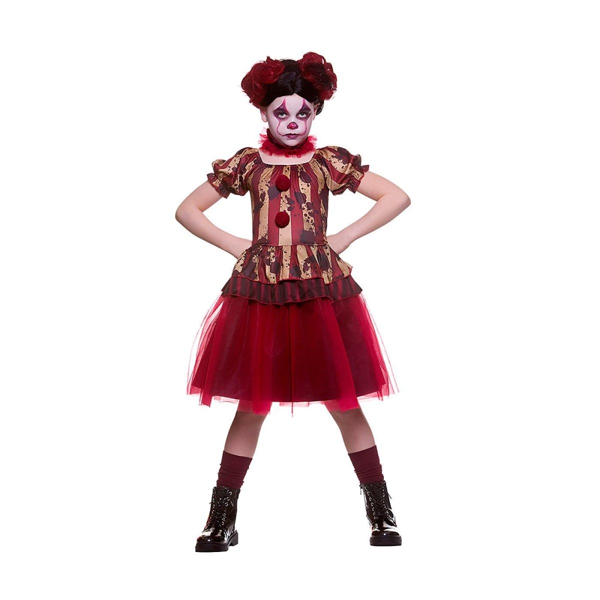 Wicked Costumes - Vintage Circus Clown Costume - Girls - Fancy Dress Central