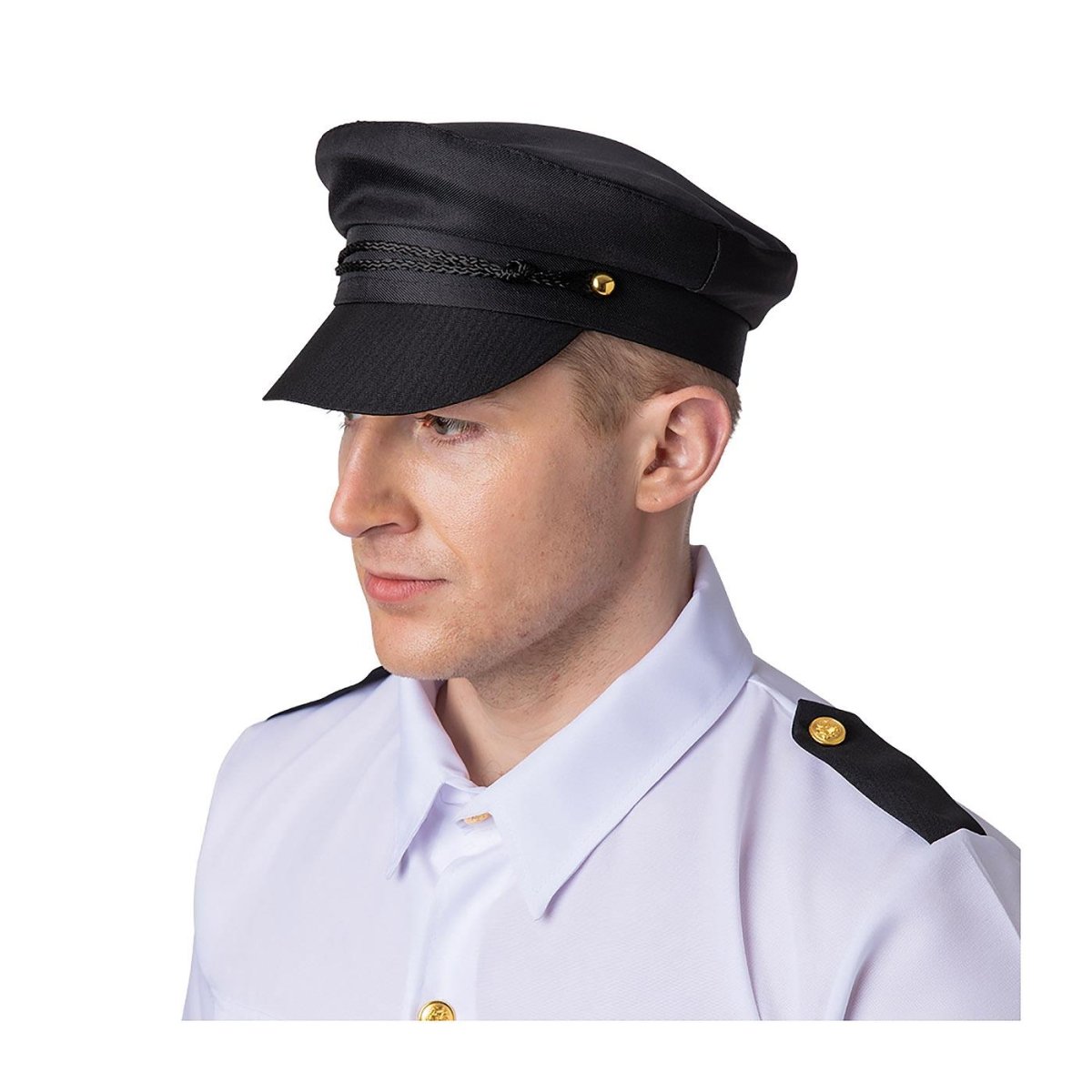 Wicked Costumes Ltd - Chauffeur Doorman Cap - Men - Fancy Dress Central