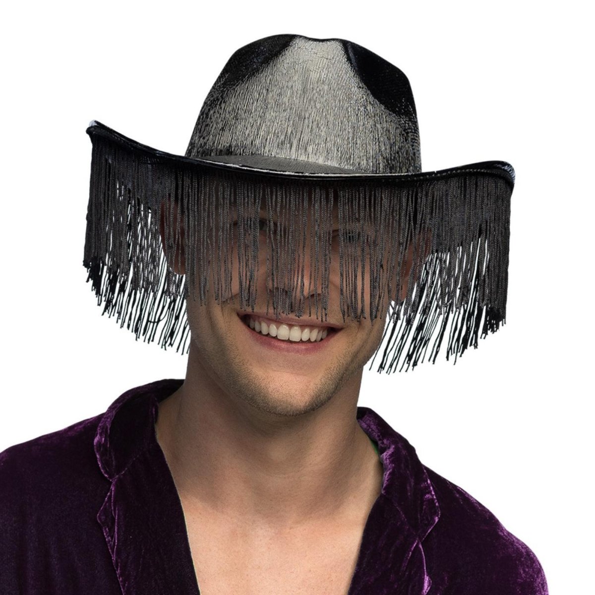 Fancy Dress Central - Fabulous Cowboy Hat (Black) - Adult - Fancy Dress Central