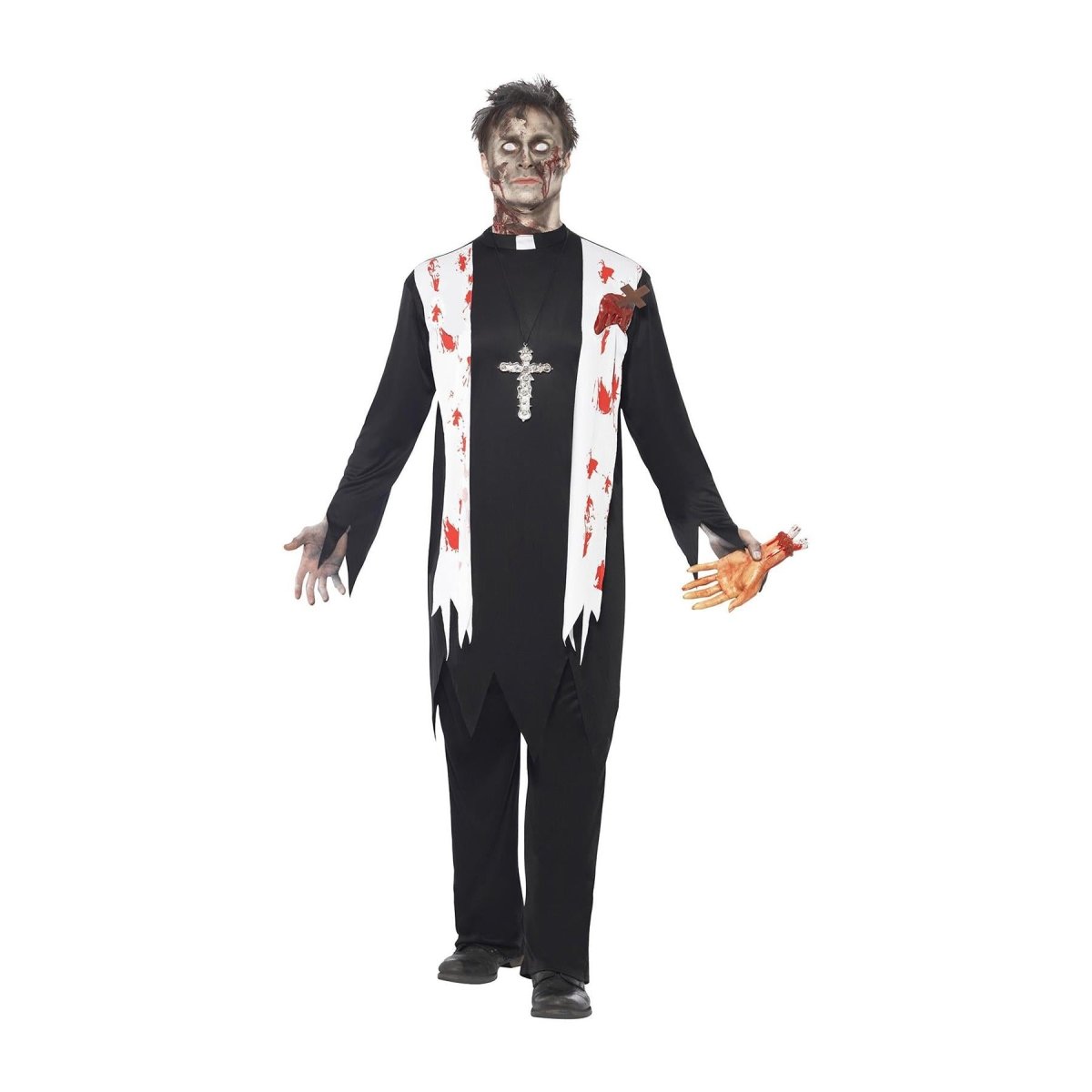 Smiffys - Zombie Priest Costume - Men - Fancy Dress Central