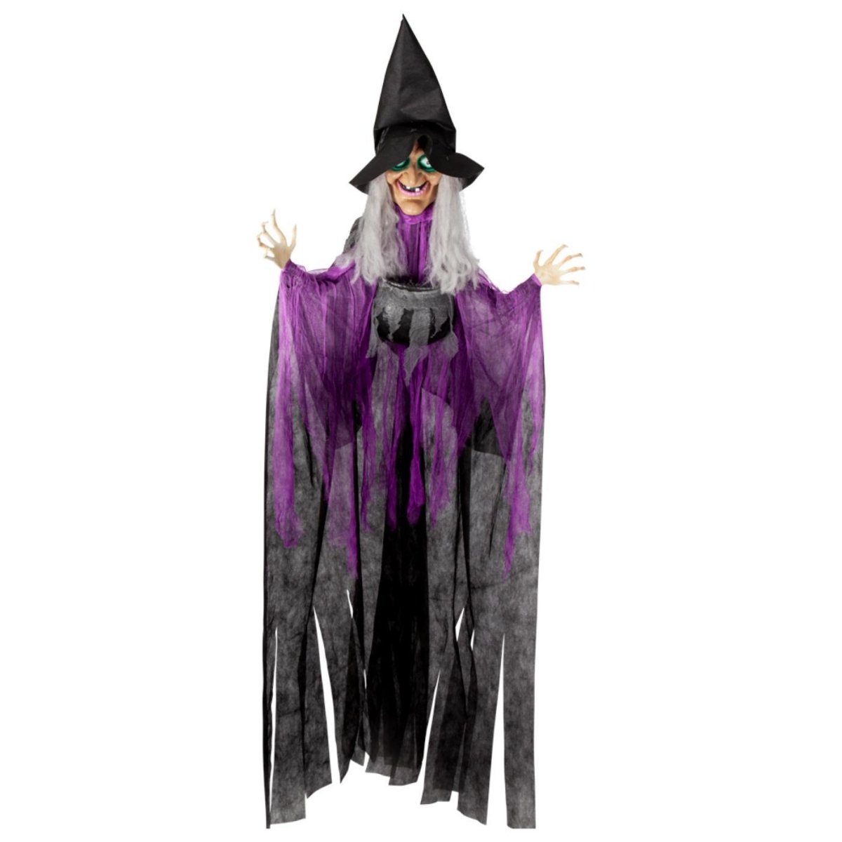 Wicked Costumes Ltd - Hanging Cauldron Witch - Party Decoration - Fancy Dress Central