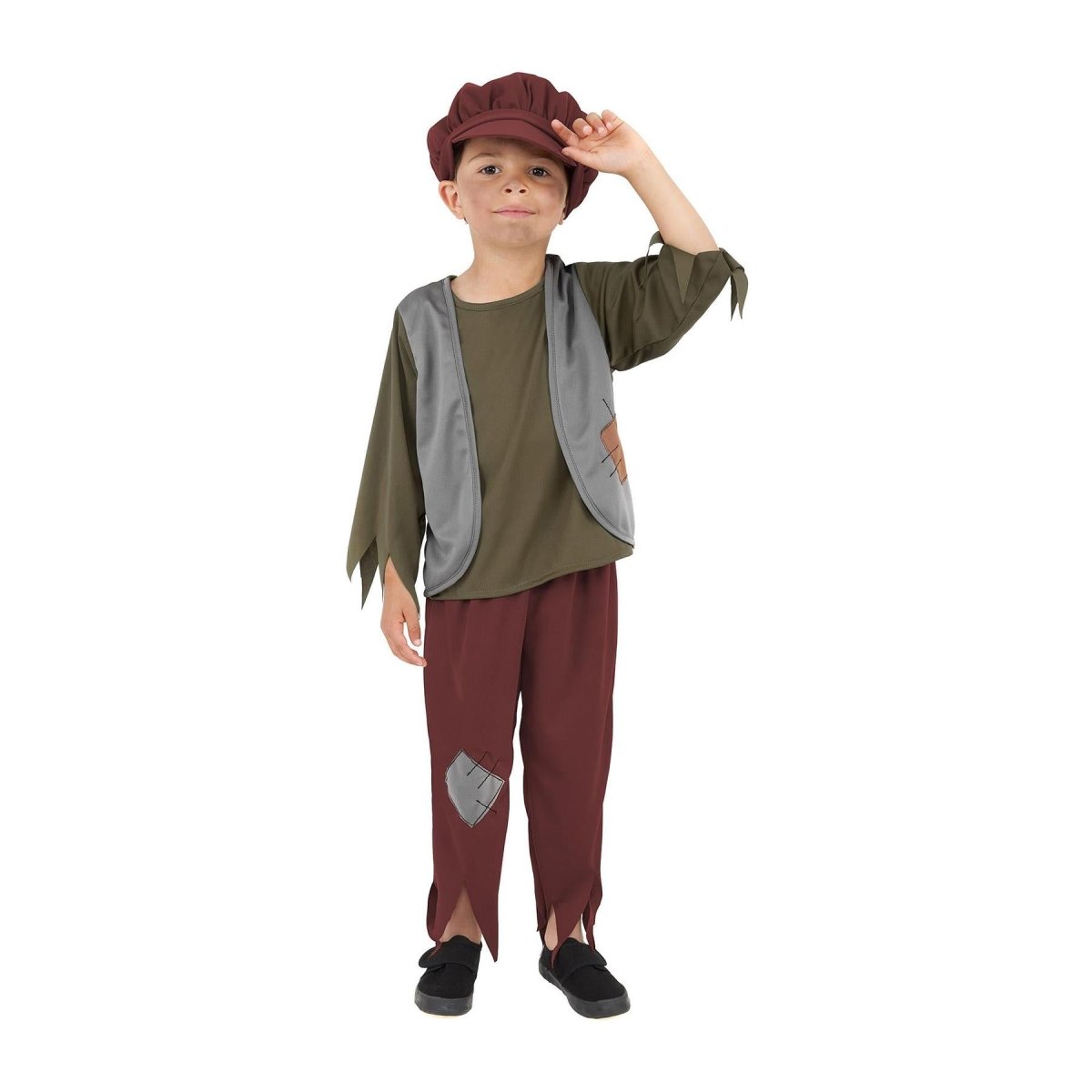 Smiffys - Victorian Poor Boy Costume - Boys - Fancy Dress Central
