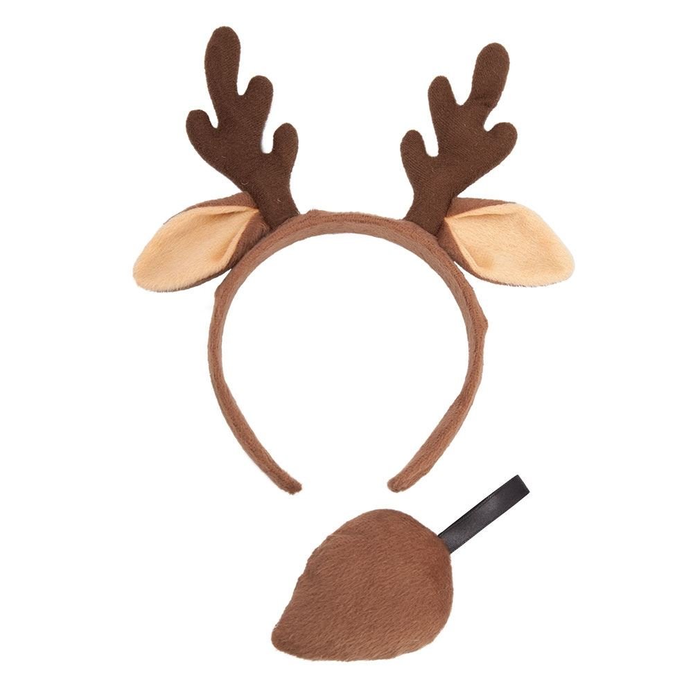 Wicked Costumes Ltd - Reindeer Ears & Tail - Child - Fancy Dress Central