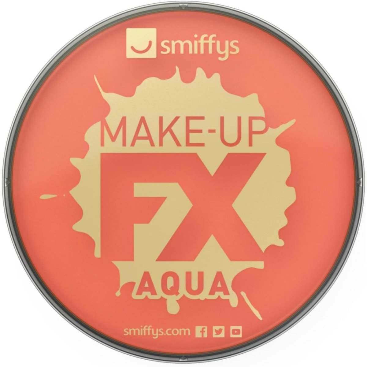 Smiffys - Make - Up FX Face and Body Paint - Orange - Fancy Dress Central