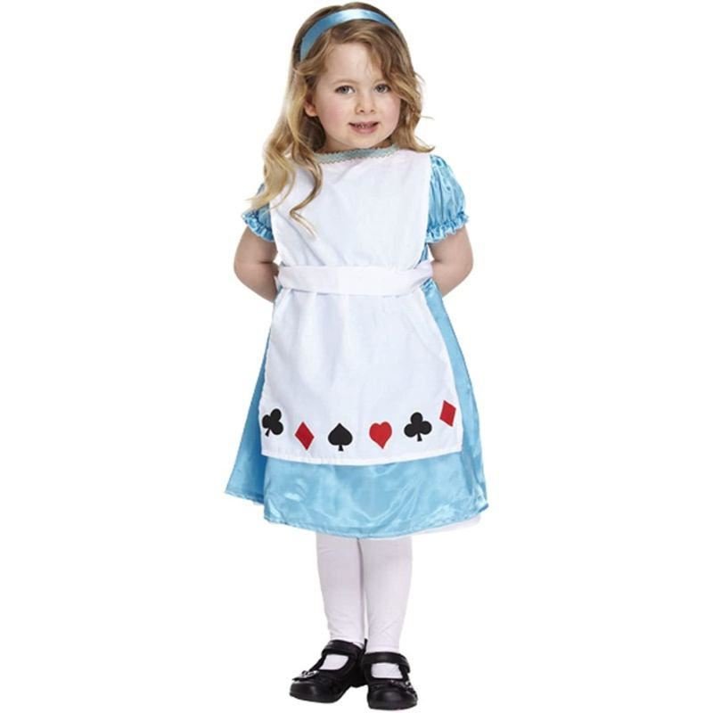 Henbrandt - Alice In Wonderland Costume - Girls - Fancy Dress Central