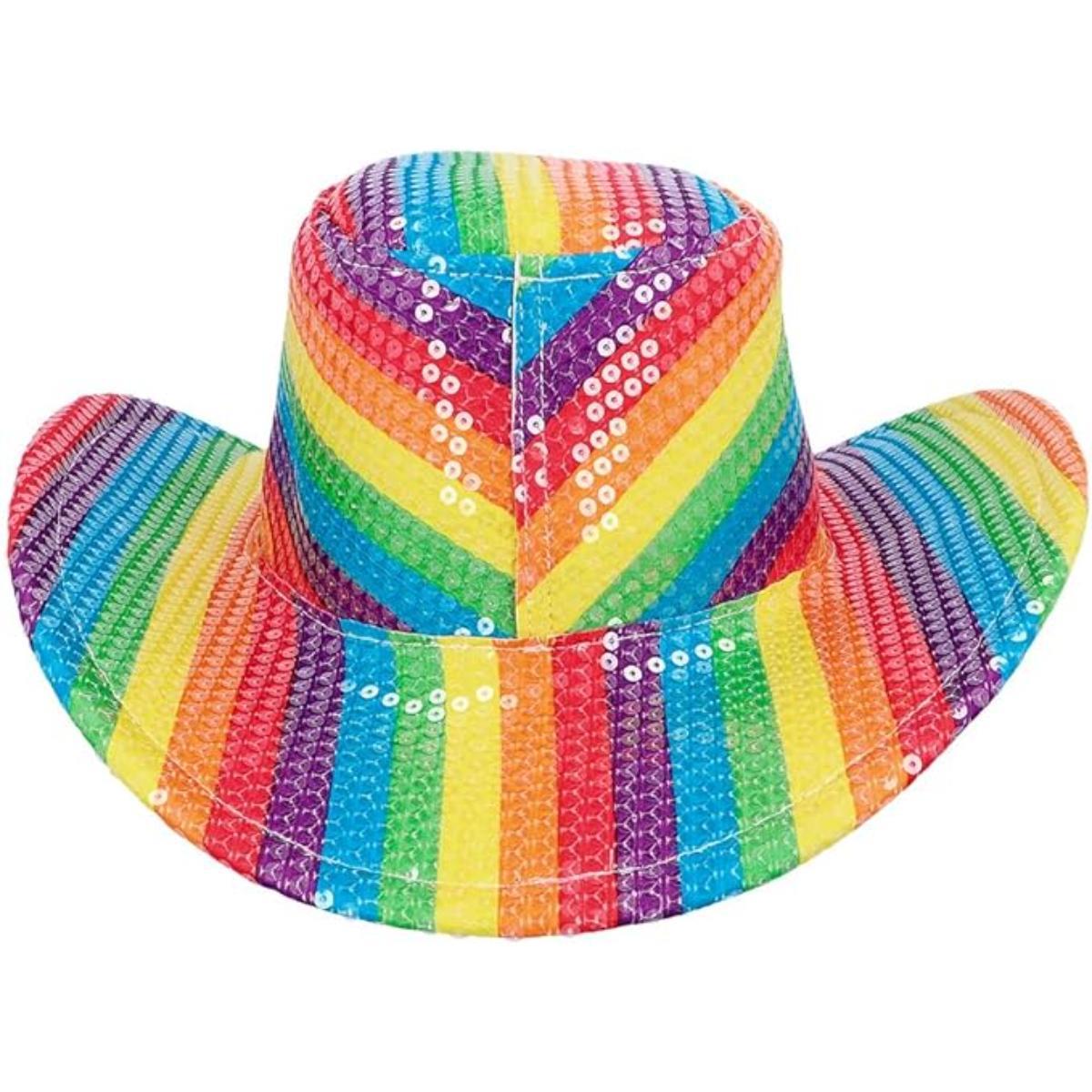 Rainbow Cowboy Hat - Adult