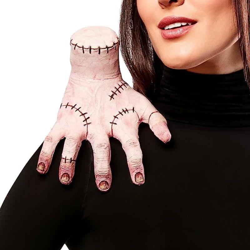 Rubies Masquerade Co. (UK) Ltd - Wednesday Addams Thing Hand Shoulder Sitter - Fancy Dress Central