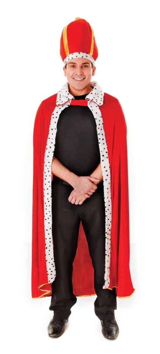 Rubies Masquerade Co. (UK) Ltd - King Robe & Crown Set - Adult - Fancy Dress Central