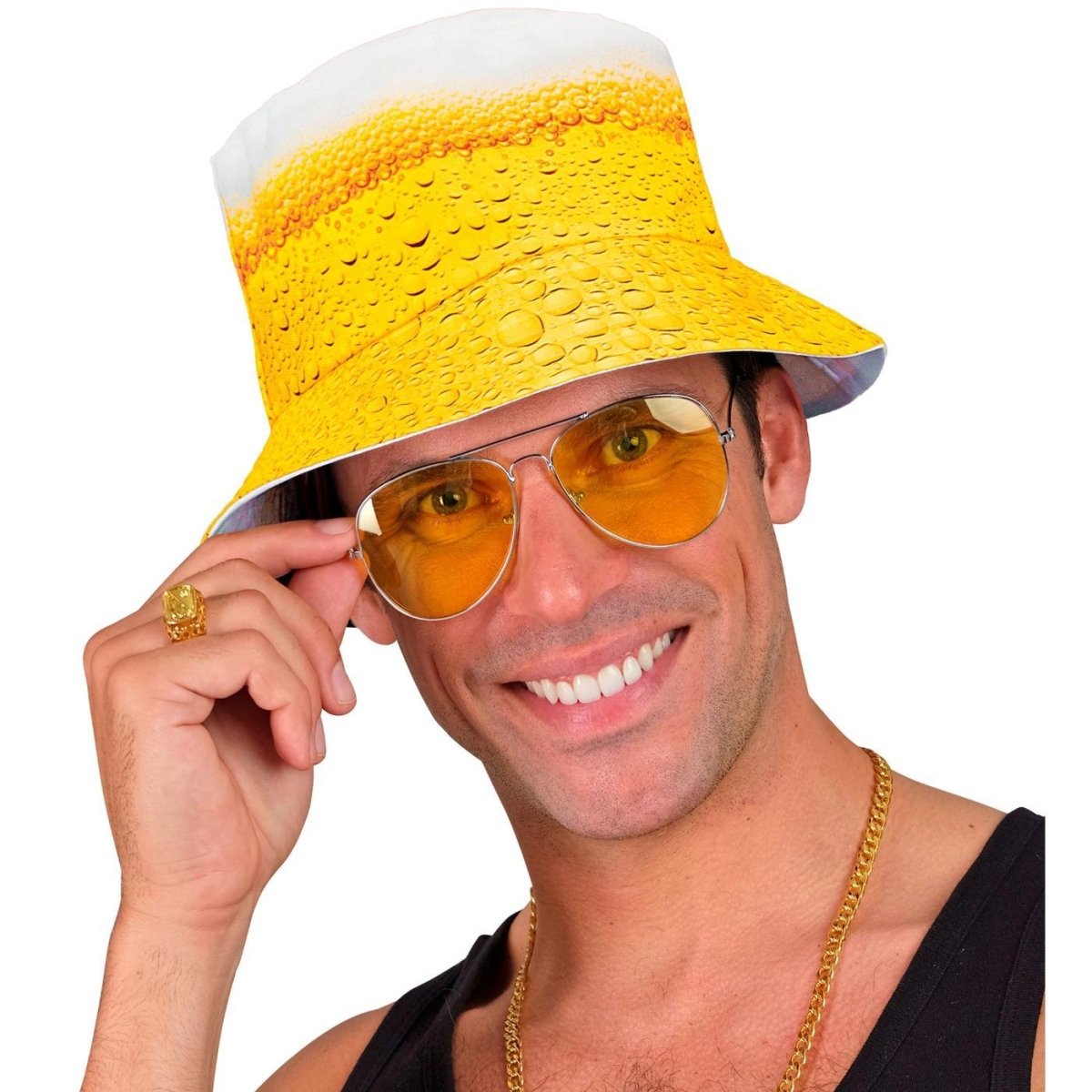Widmann - Beer Bucket Hat - Adult - Fancy Dress Central