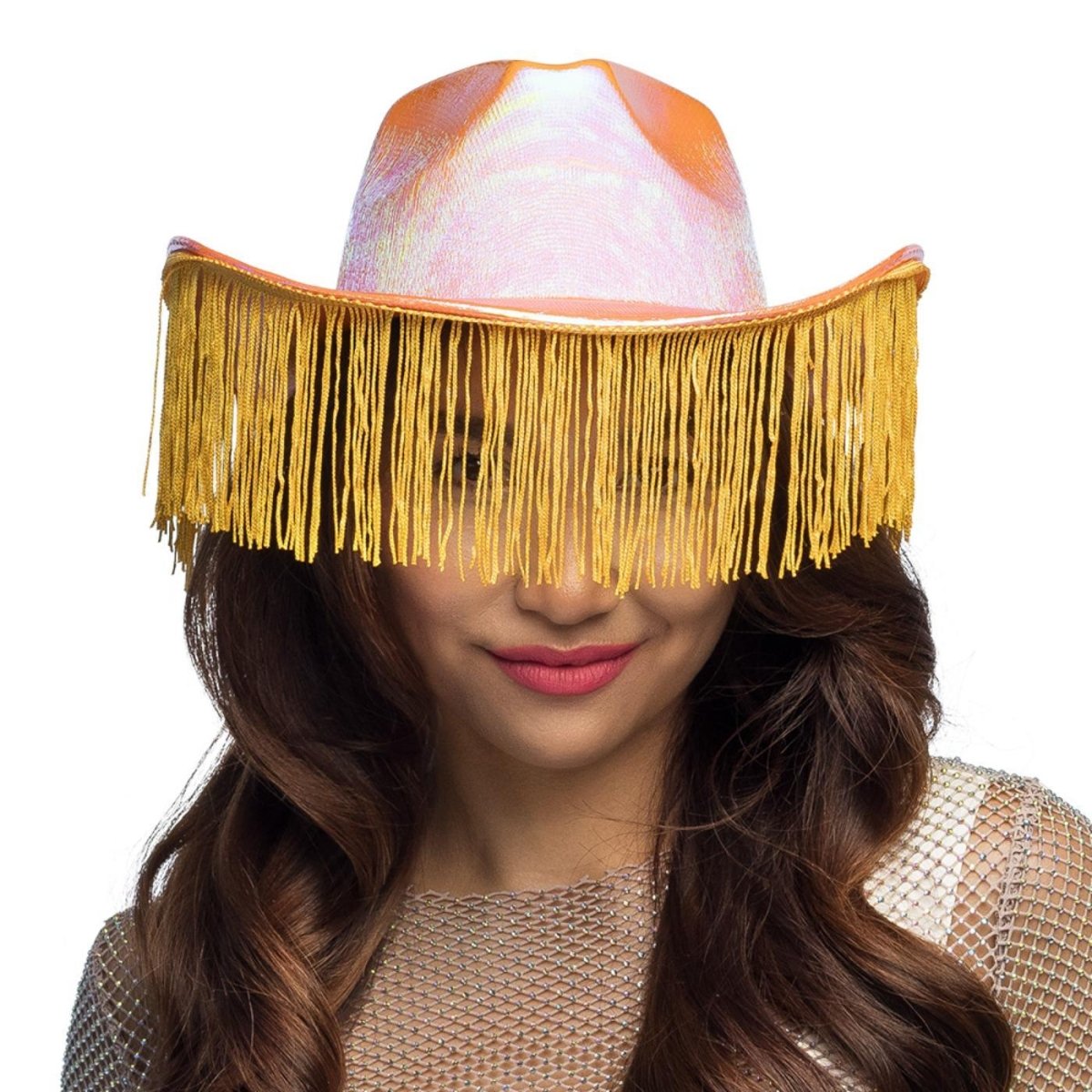 Fancy Dress Central - Fabulous Cowboy Hat (Peach) - Adult - Fancy Dress Central
