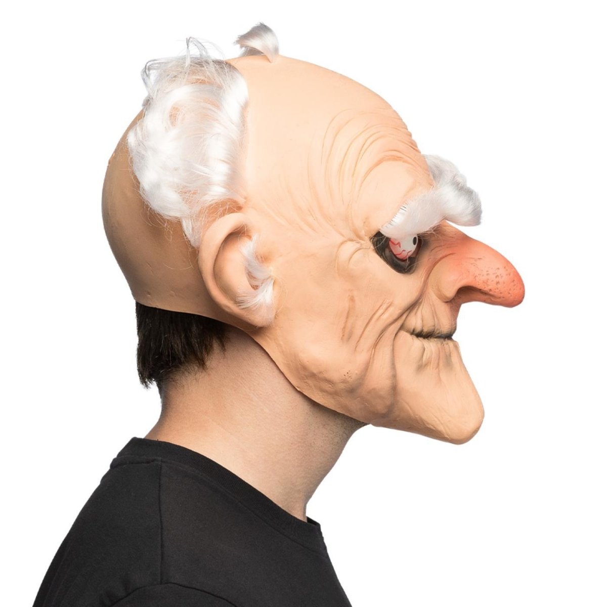 Boland - Grumpy Latex Mask with Hair - Adult - Fancy Dress Central