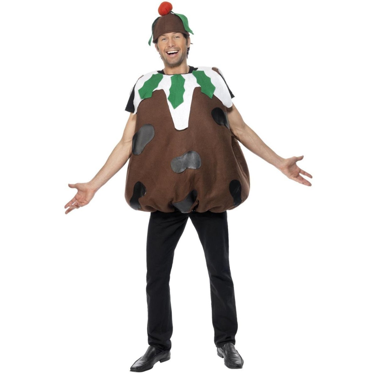Smiffys - Christmas Pudding Costume - Adult - Fancy Dress Central