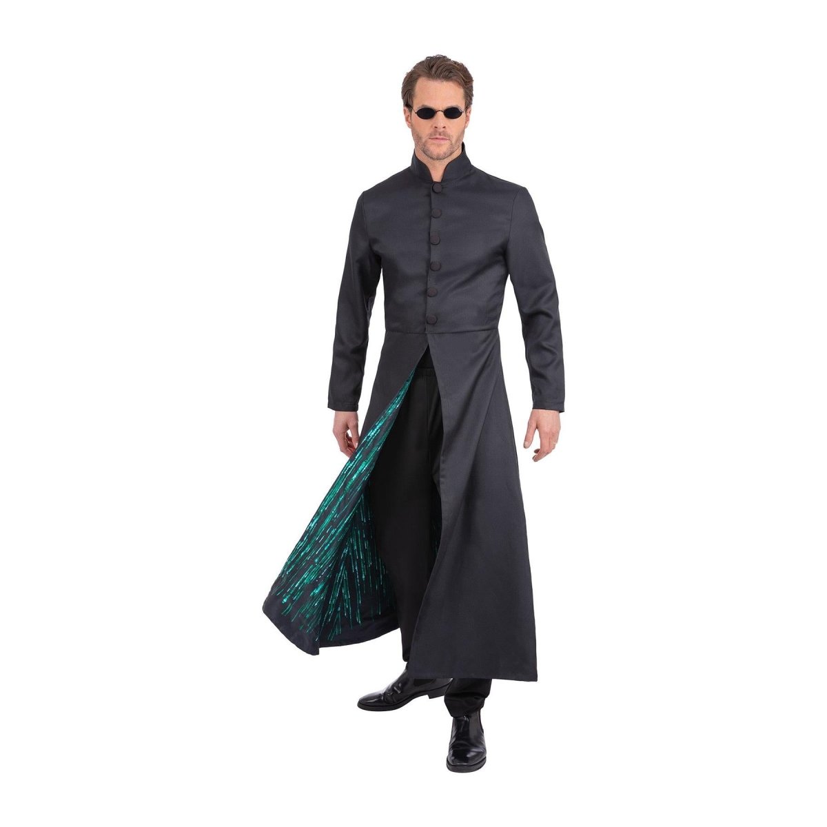 Smiffys - The Matrix Neo Jacket - Men - Fancy Dress Central
