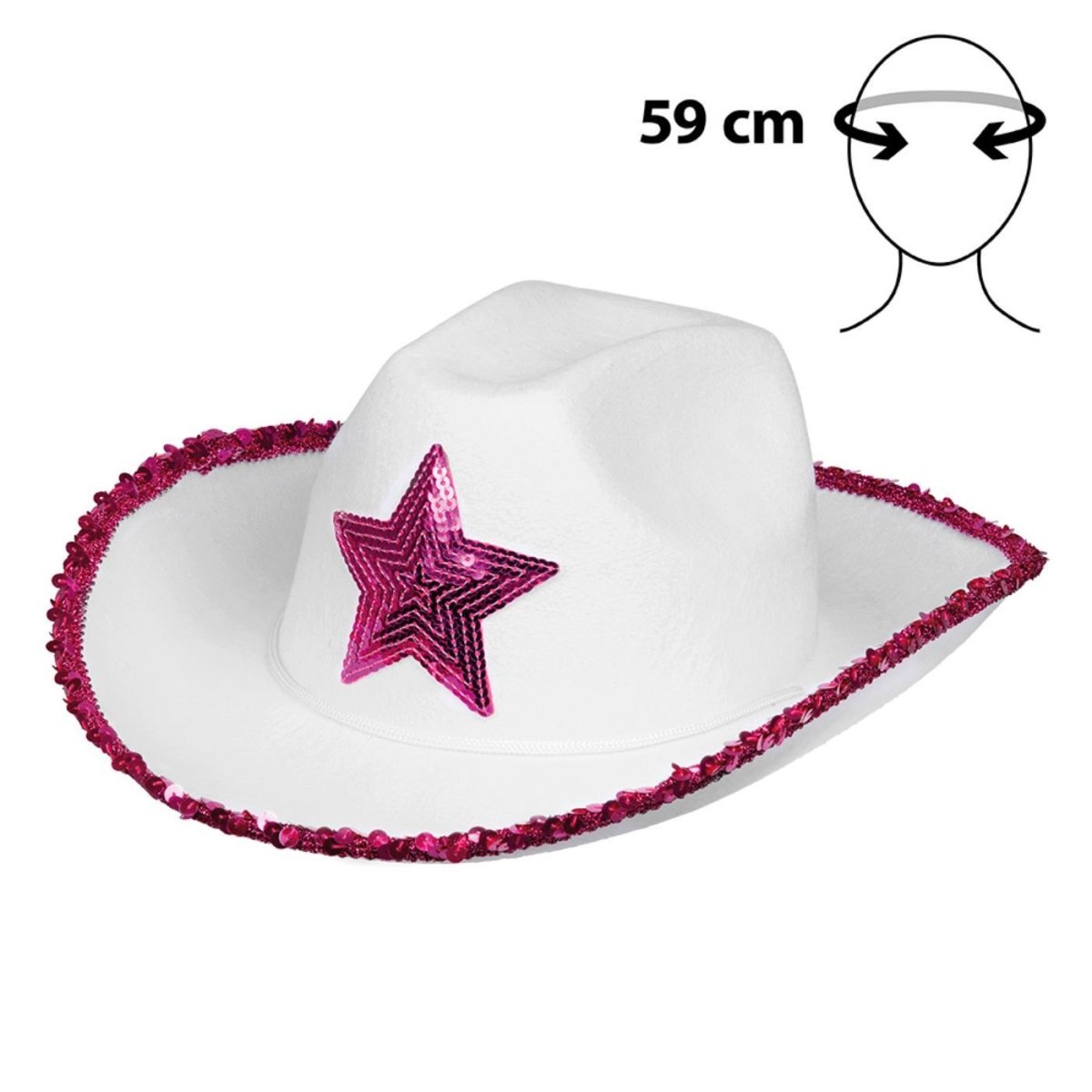 Boland - Star Rodeo Cowboy Hat - Adult - Fancy Dress Central