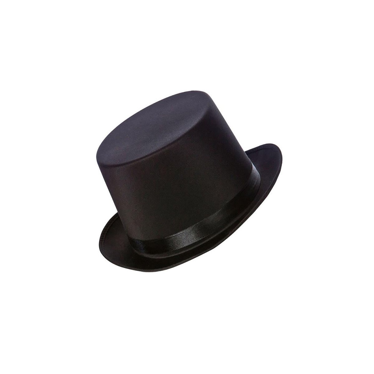 Wicked Costumes - Top Hat (Black Satin) - Adult - Fancy Dress Central